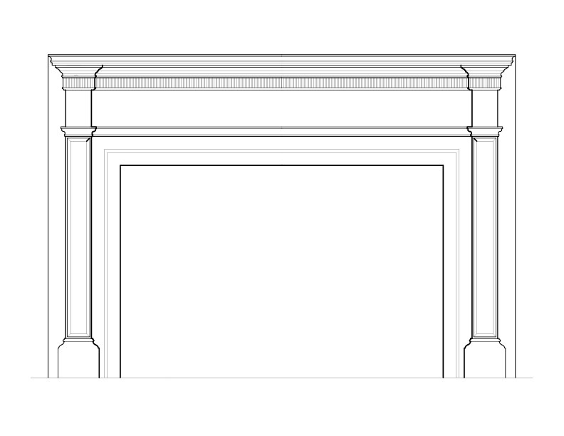 SITTING ROOM MANTEL
