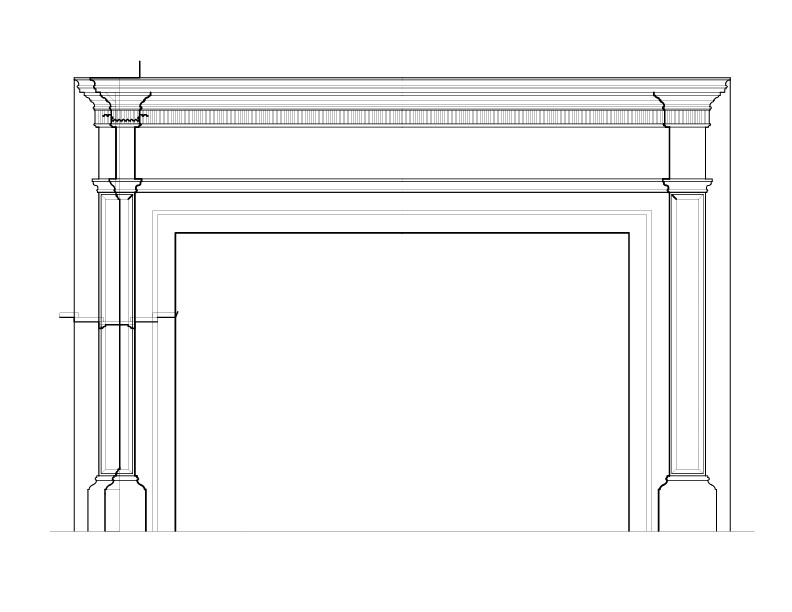 SITTING ROOM MANTEL