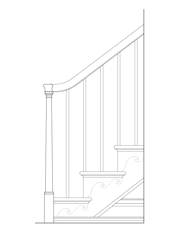 REAR STAIRWAY DETAILS