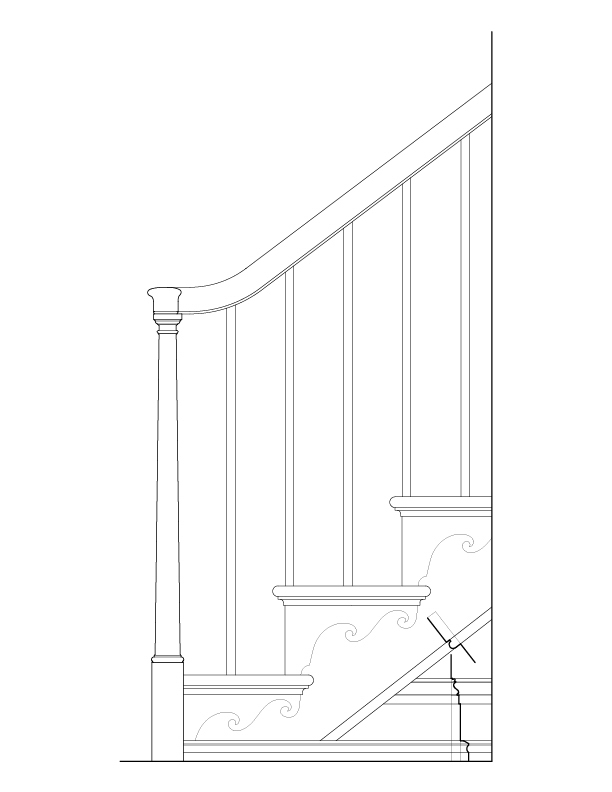 REAR STAIRWAY DETAILS