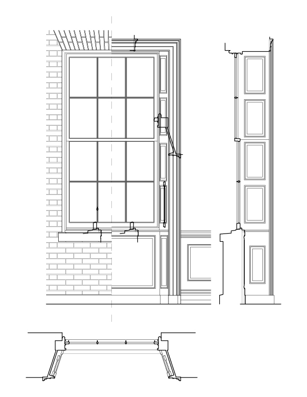 FIRST FLOOR WINDOW ELEVATION
