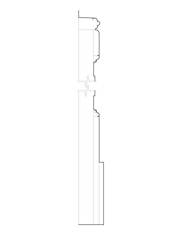 FIRST FLOOR WINDOW MOULDINGS