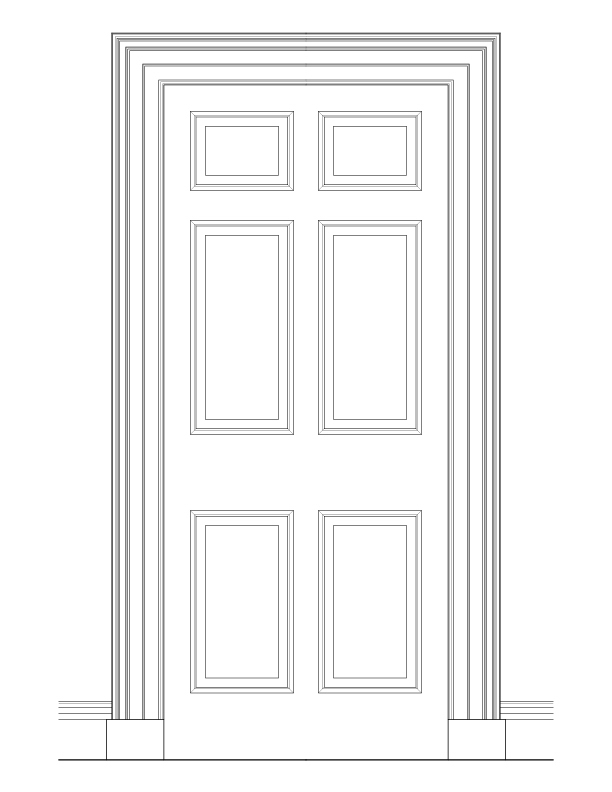 GROUND FLOOR DOOR ELEVATION