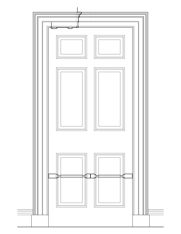 GROUND FLOOR DOOR ELEVATION