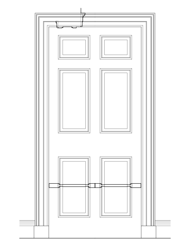 SECOND FLOOR DOOR ELEVATION