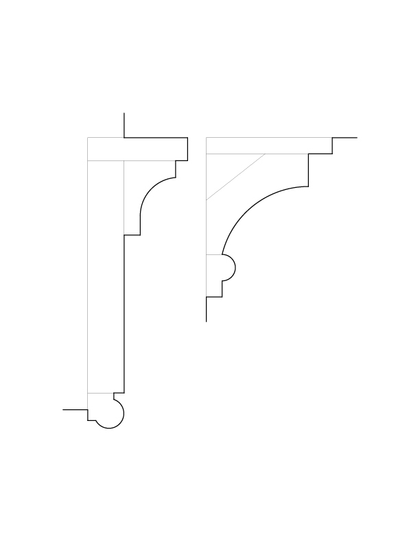 REAR DORMER WINDOW MOULDINGS