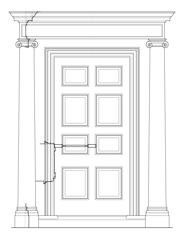 LOMARD STREET ENTRANCE ELEVATION