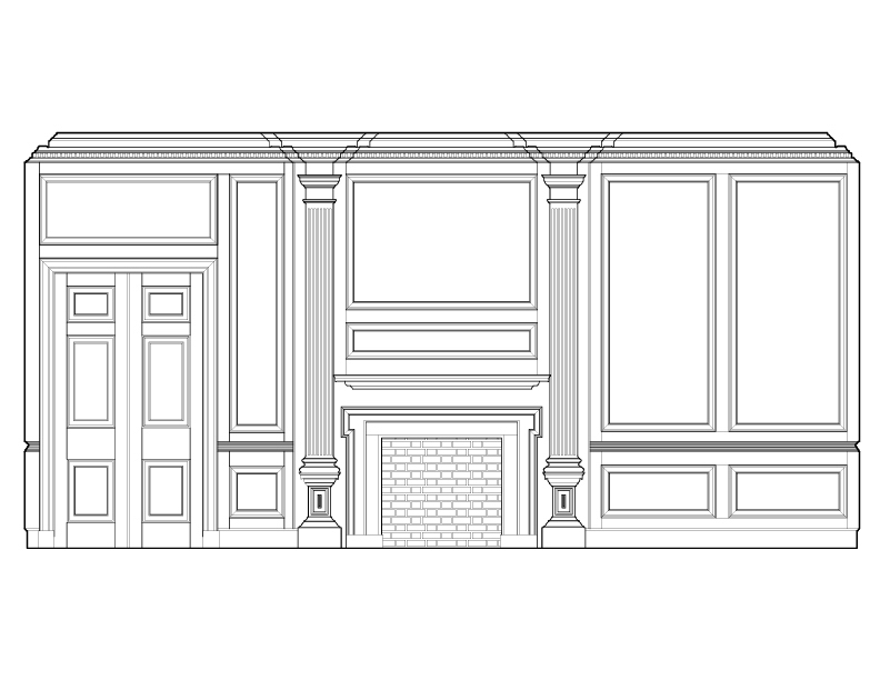 SOUTH ENTRANCE ELEVATION