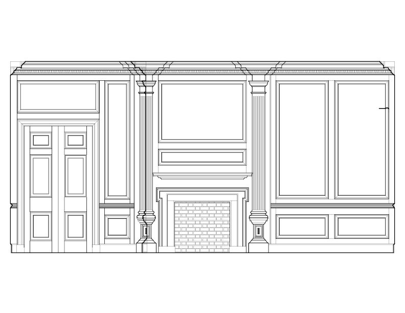 SOUTH ENTRANCE ELEVATION