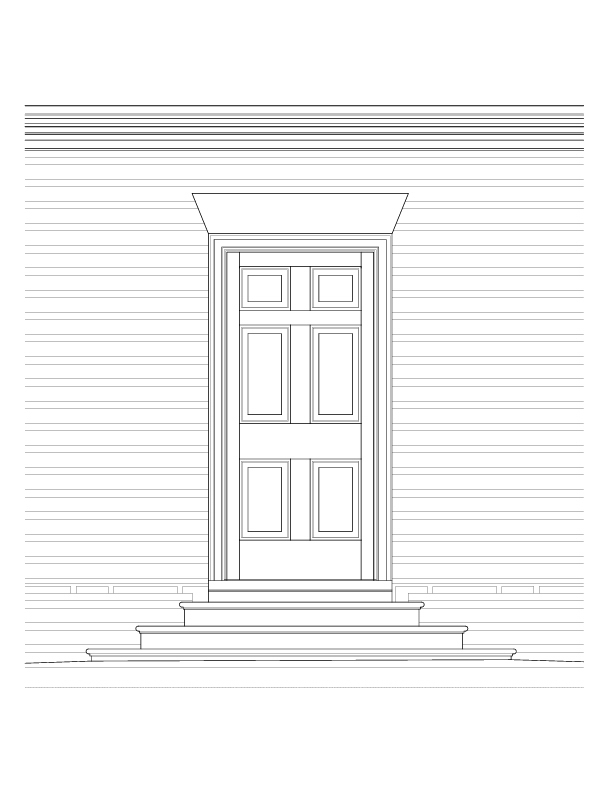 OFFICE ENTRANCE SOUTH ELEVATION