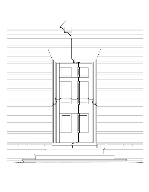OFFICE ENTRANCE SOUTH ELEVATION