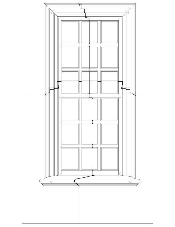 SOUTHEAST ROOM WINDOW ELEVATION
