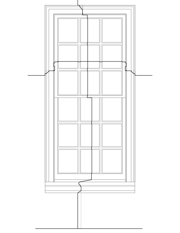 OFFICE SOUTH WINDOW ELEVATION