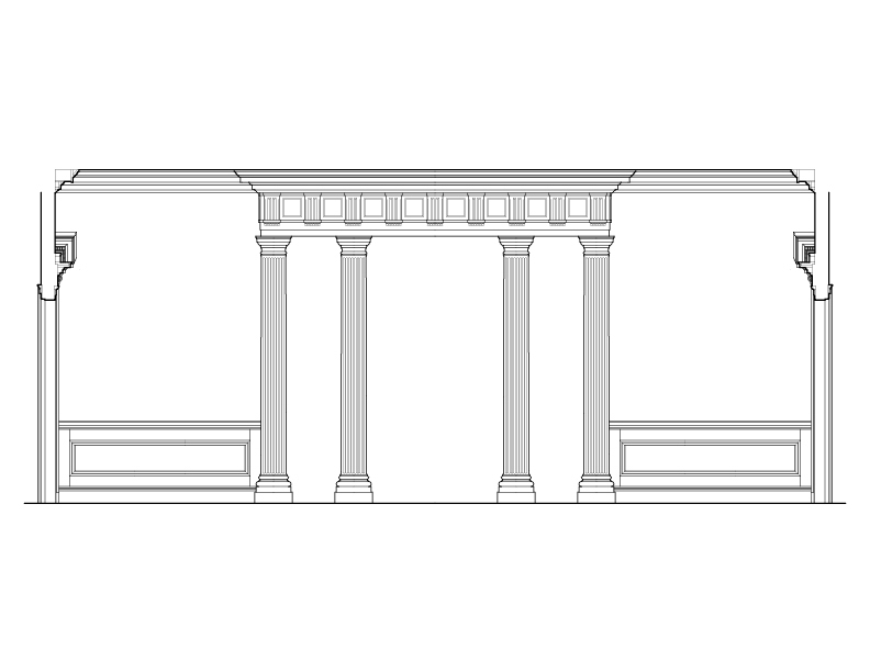 ENTRY HALL ELEVATION