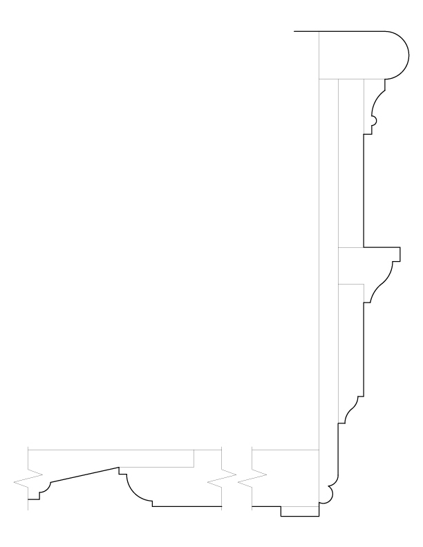 STAIR HALL MOULDINGS