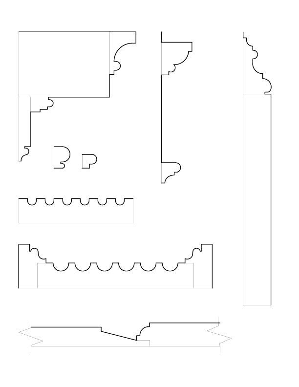 HALL DOORWAY MOULDINGS
