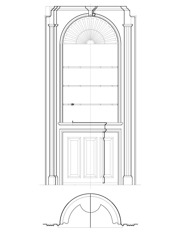 CORNER CUPBOARD