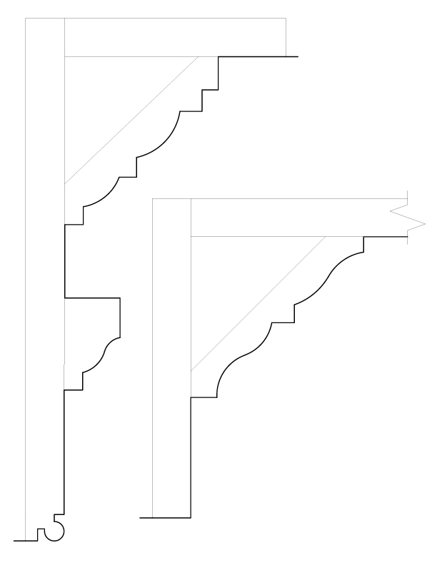 FRONT ENTRANCE MOULDING DETAILS