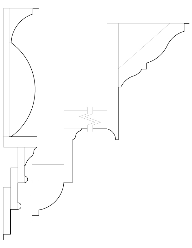 DRAWING ROOM MANTEL MOULDINGS