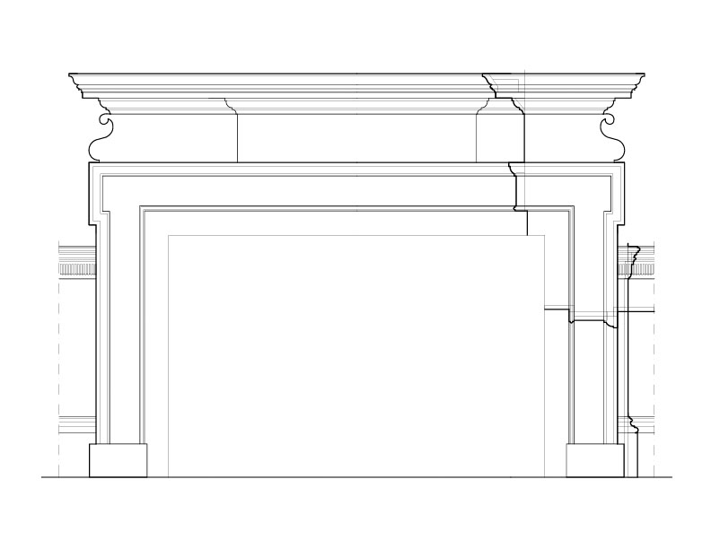 DINING ROOM MANTEL