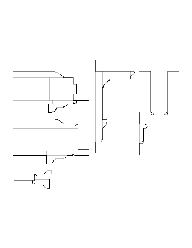CHAIRRAIL, WINDOW AND DOOR JAMB