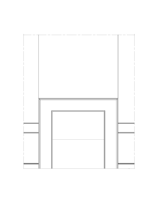 MANTEL IN ROOM NO. 7 ELEVATION