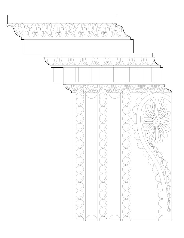 DRAWING ROOM DOORWAY DETAILS