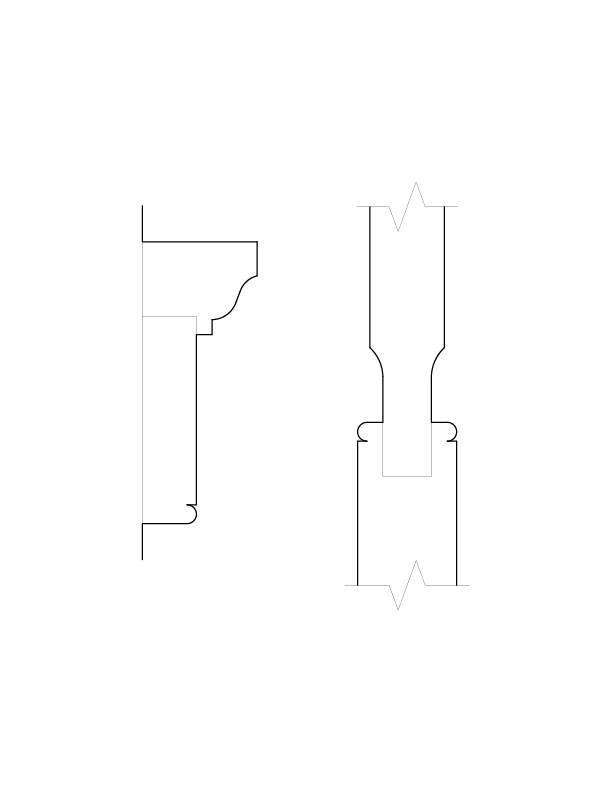 BALCONY DOOR MOULDINGS