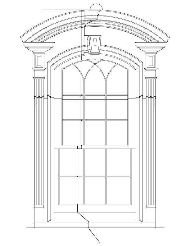 WINDOW NO. 401 ELEVATION