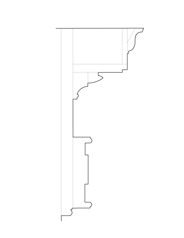 WINDOW NO. 401 MOULDINGS