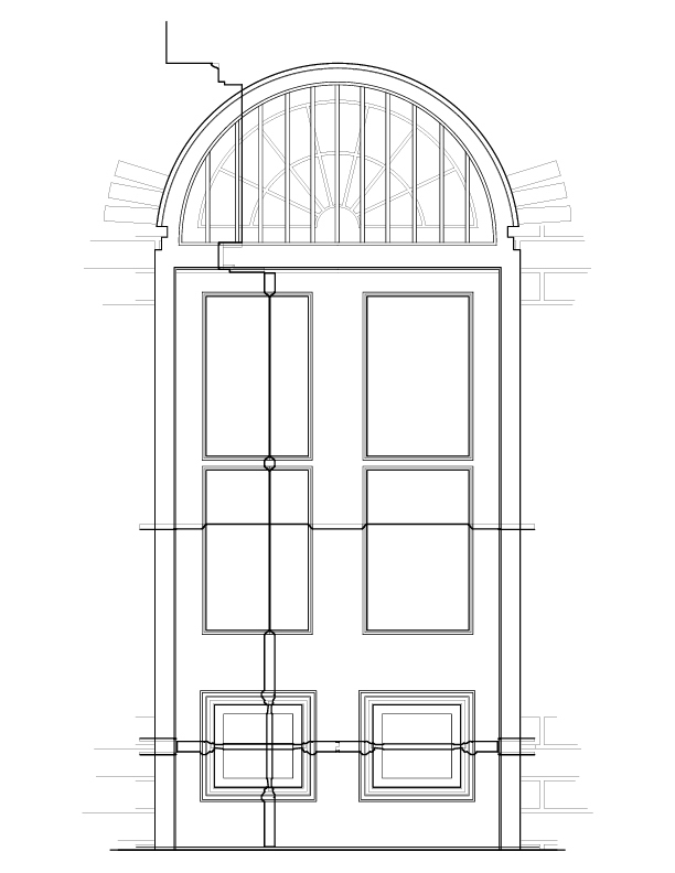 DOOR NO. 101 EXTERIOR ELEVATION