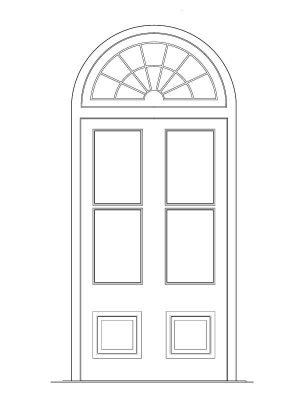 DOOR NO. 101 INTERIOR ELEVATION