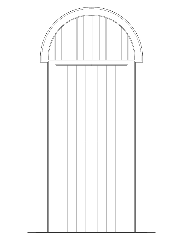DOOR NO. 101A INTERIOR ELEVATION