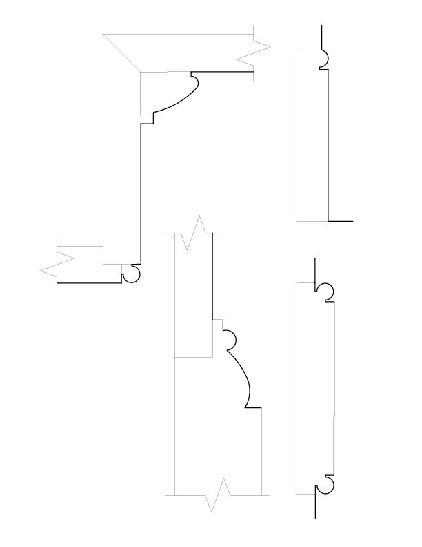 DOOR NO. 101A MOULDINGS