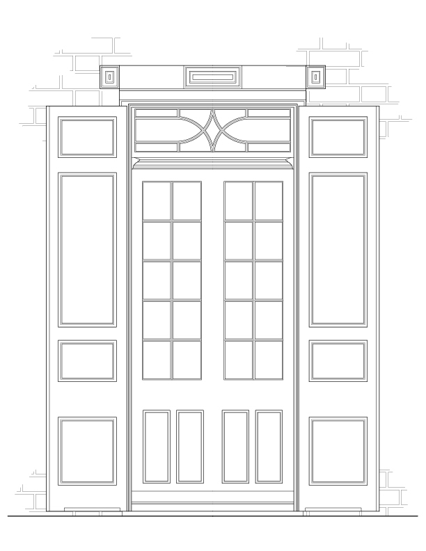DOOR NO. 201 EXTERIOR ELEVATION