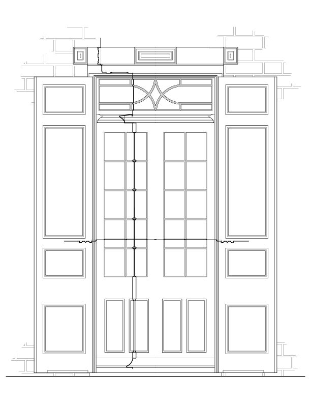 DOOR NO. 201 EXTERIOR ELEVATION