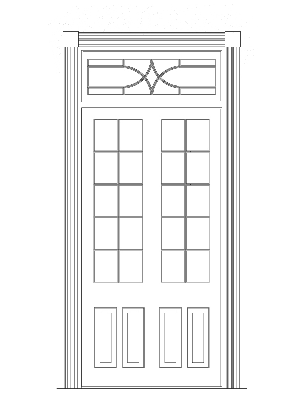 DOOR NO. 201 INTERIOR ELEVATION