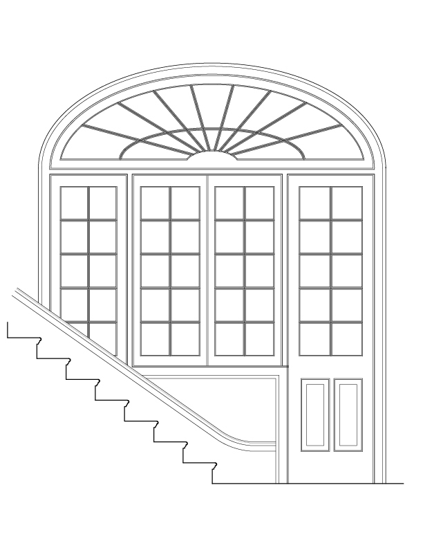 WINDOW NO. 202 ELEVATION