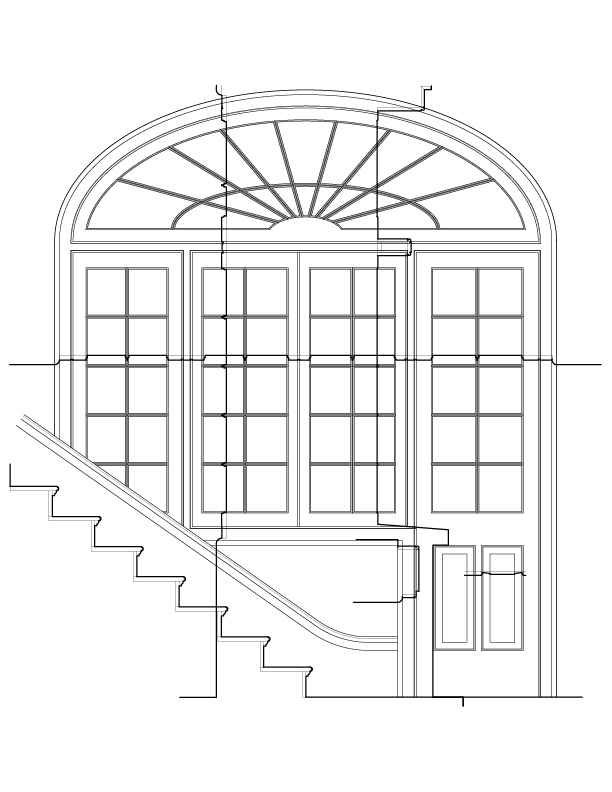 WINDOW NO. 202 ELEVATION
