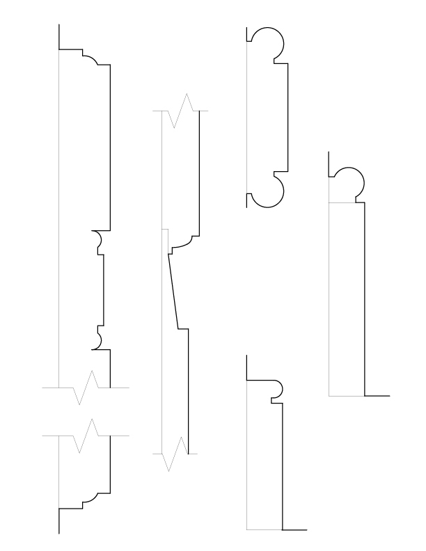 WINDOW NO. 202 MOULDINGS