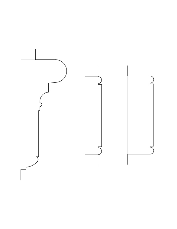 WINDOW NO. 205 MOULDINGS