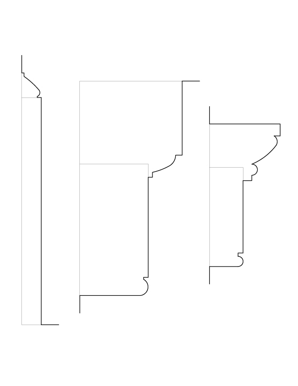 WINDOW NO. 301 MOULDINGS