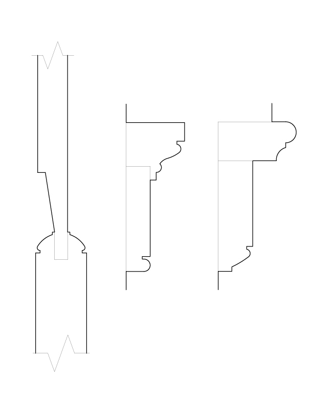 WINDOW NO. 305 MOULDINGS