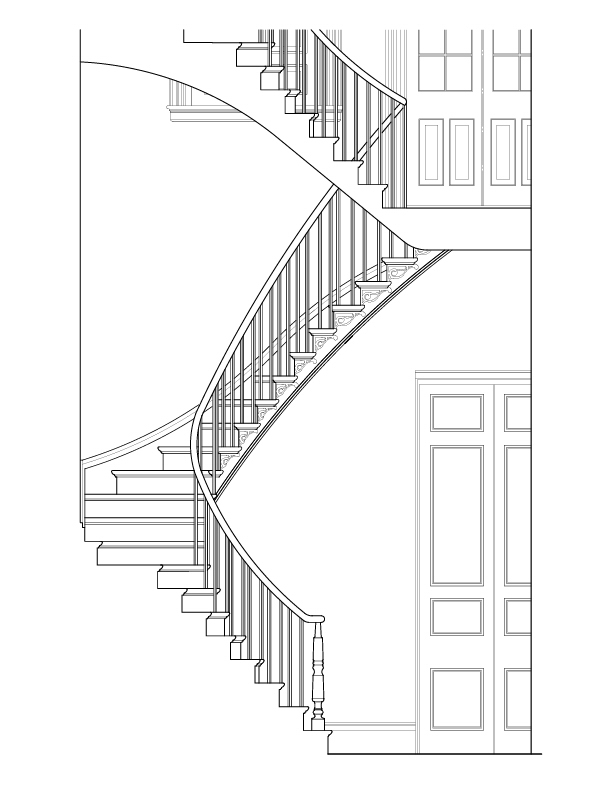 STAIRWAY ELEVATION