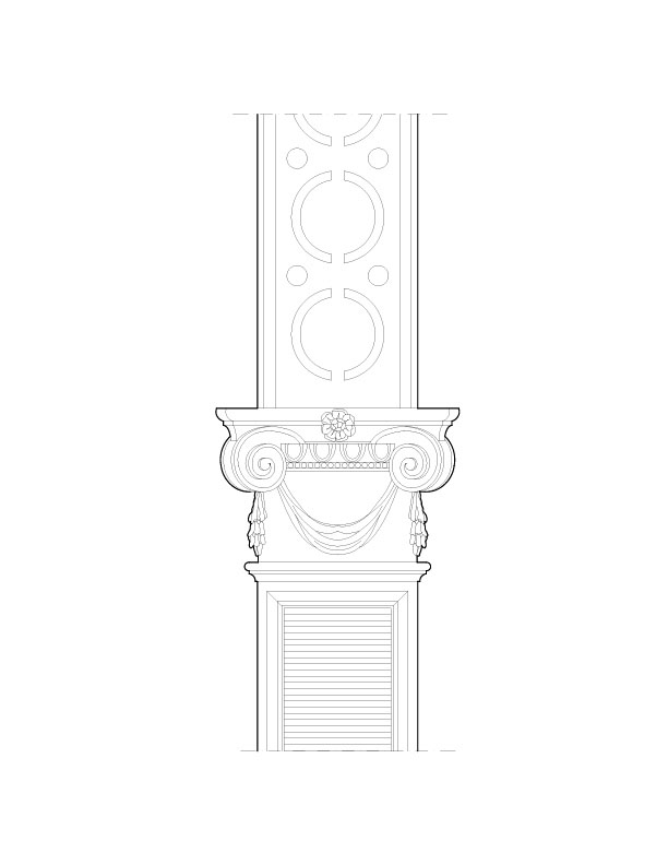 FIRST FLOOR ARCHWAY DETAILS