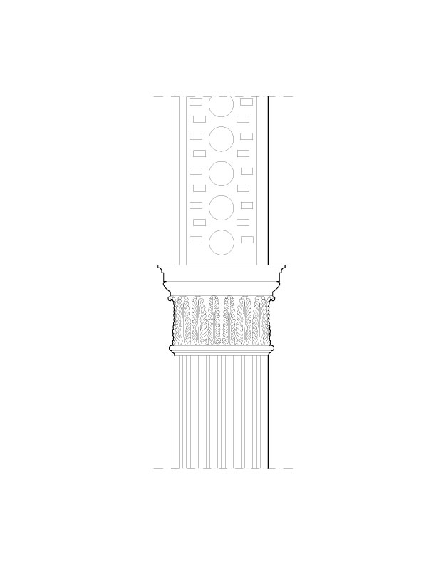 SECOND FLOOR ARCHWAY DETAILS