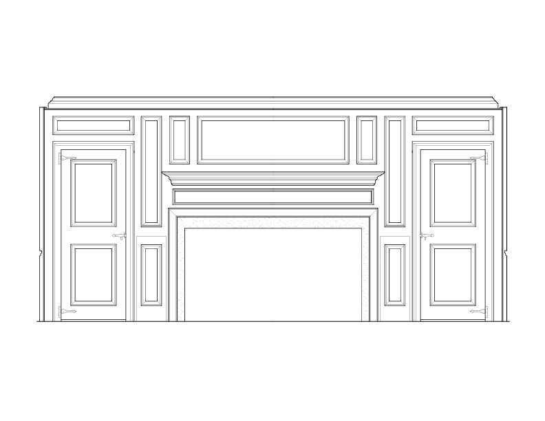 PANELED END NORTHWEST ROOM