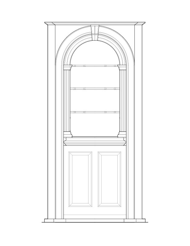 CORNER CUPBOARD