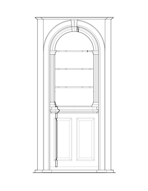 CORNER CUPBOARD