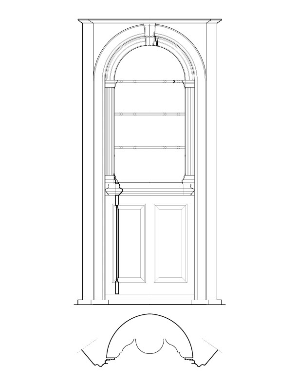 CORNER CUPBOARD